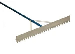 Miller 36" Serrated Edge Asphalt Lute with Anodized Handle
