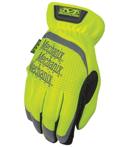 Mechanix Hi-Viz FastFit Yellow Work Gloves