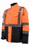 Radians SJ411QB Type R Class 3 Orange Quilt-Lined Parka