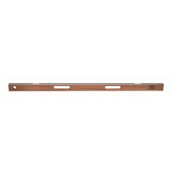 Kraft 48â€ Professional Asphalt Mahogany I-Beam Level (2 Vials)