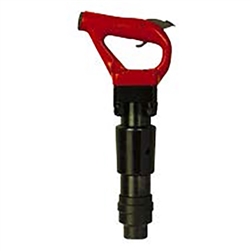 Toku TCH-3B 4-Bolt .580 Hex 3â€ Strike Chipping Hammer w/ Std Oval Retainer & Whip Hose