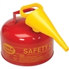 Eagle Type I 2.5-Gallon Safety Red Gas Can with Funnel