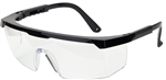 Sentry Safety Clear Glasses with Black Frame