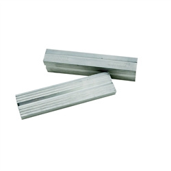 Wilton 14831, 6" Jaw Width A-6 Aluminum Jaw Cap Wilton aluminum Magnefix Jaw Caps are grooved to compensate for uneven workpieces. Deeper V-Grooves ensure secure clamping of round objects., Each