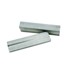 Wilton 14871, 5-1/2" Jaw Width A-5.5 Aluminum Jaw Cap Wilton aluminum Magnefix Jaw Caps are grooved to compensate for uneven workpieces. Deeper V-Grooves ensure secure clamping of round objects., Each