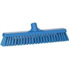 Vikan 3174, Vikan Broom - Soft / Stiff 2x16 This fully color-coded sweeping broom has two types of bristles to pick up every particle.