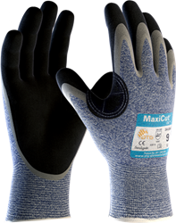 ATG 34-504, MaxiCut Oil 34-504 Palm coated knitwrist 