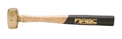 ABC Hammers, Inc.-1 lb. Brass Hammer with 10" Wood Handle