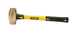 ABC Hammers, Inc.-5 lb. Brass Hammer with 14" Fiberglass Handle