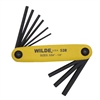 Wilde Tool 53R-BB, Wilde Tools- 9 Piece Hex Key Fold Up Set Manufactured & Assembled in U.S.A.<br>Finish : Plastic Mold, Each