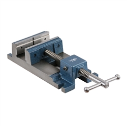 Wilton 63243, 6-3/4" Jaw Opening 1460 6" Jaw Width 2-1/8" Jaw Depth Wilton Versatile Drill Press Vises are constructed of high grade cast iron. Hardened jaws come standard with v-grooves for horizontal and vertical clamping of round objects., Each
