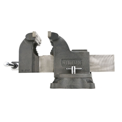 Wilton 63302, 6" Jaw Opening 3-1/2" Throat Depth 6" Jaw Width Ws6 Shop Vise Wilton Shop Vises have heavy-duty castings with a 30,000 PSI ductile iron body built for rugged use and extended life., Each