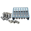 JET 650016, Premium Collet Set 35 PC 5 C with Rack 32ND