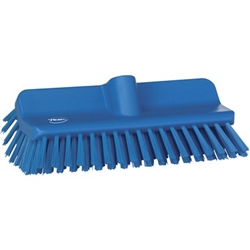 Vikan 7047, Vikan High - Low Brush The angled shape of this scrubbing broom was designed to clean the area where the wall meets the floor.
