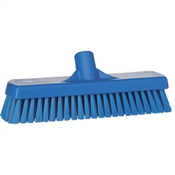 Vikan 7061, Vikan Wall Wash Brush - Soft This sweeping and scrubbing broom has bristles that are soft enough to sweep medium to small sized particles in both wet and dry environments.