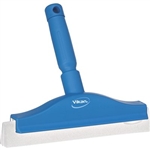 Vikan 7751, Vikan 10" Fixed Head Bench Squeegee This double blade bench squeegee provides effective removal of both water and food debris from food preparation surfaces.
