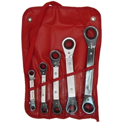 Wilde Tool 806-VR, Wilde Tools- 5 Piece Offset Ratchet Box Wrench Set Manufactured & Assembled in U.S.A.<br />
Finish : Polished, Each