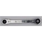 Wilde Tool 900-BB, Wilde Tools- 3/8" x 5/16" and 1/4" x 3/16" Ratchet Box Wrench Manufactured & Assembled in U.S.A.<br />
Finish : Polished, Each