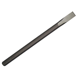 Wilde Tool CCL1632.NP-MP, Wilde Tools- 1/2" x 12" Long Cold Chisel Natural Finish Manufactured & Assembled in Hiawatha, Kansas U.S.A.<br>
Polished Face<br>
High Carbon Molybdenum Steel <br>
Finish : Polished<br>, Each