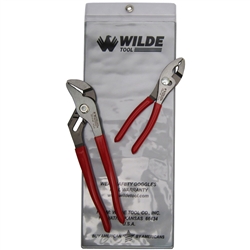 Wilde Tool G259PSP.NP-VP, Wilde Tools- 2-Piece Vinyl Pouch Pliers Set Manufactured & Assembled in Hiawatha, Kansas U.S.A.<br />
2-Piece Combo Set<br />
Slip Joint & Tongue & Groove Pliers<br />
Finish : Polished, Each