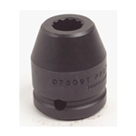 Proto J07516T, Proto - 3/4" Drive Impact Socket 1" - 12 Point