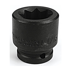 Proto J10018S, Proto - 1" Drive Impact Socket 1-1/8" - 8 Point