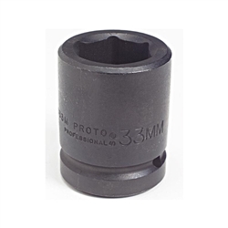 Proto J10063M, Proto - 1" Drive Impact Socket 63 mm - 6 Point