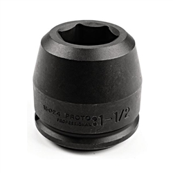 Proto J15024, Proto - 1-1/2" Drive Impact Socket 1-1/2" - 6 Point