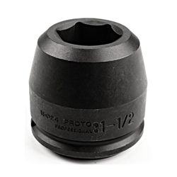 Proto J15026, Proto - 1-1/2" Drive Impact Socket 1-5/8" - 6 Point