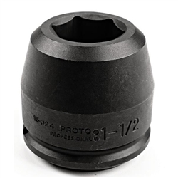 Proto J15057, Proto - 1-1/2" Drive Impact Socket 3-9/16" - 6 Point