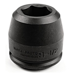 Proto J15070, Proto - 1-1/2" Drive Impact Socket 4-3/8" - 6 Point