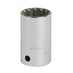 Proto J4714SPL, Proto - 1/4" Drive Spline Socket #14 - 7/16"