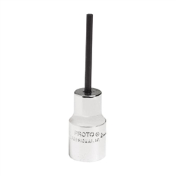 Proto J4770-4M, Proto - 1/4" Drive Hex Bit Socket - 4 mm