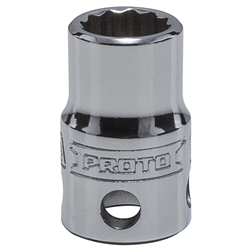 Proto J5210M-TT, Proto - Tether-Ready 3/8" Drive Socket 10 mm - 12 Point