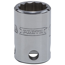 Proto J5213M-TT, Proto - Tether-Ready 3/8" Drive Socket 13 mm - 12 Point