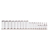 Proto J52207, Proto - 3/8" Drive 18 Piece Metric Deep Socket Set - 12 Point