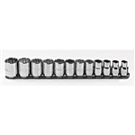 Proto J52216, Proto - 3/8" Drive 12 Piece Metric Socket Set - 12 Point