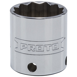 Proto J5232-TT, Proto - Tether-Ready 3/8" Drive Socket 1" - 12 Point