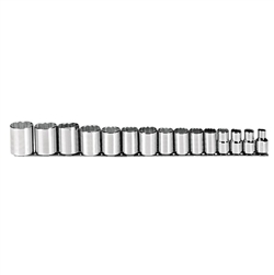 Proto J54114, Proto - 1/2" Drive 15 Piece Socket Set - 12 Point