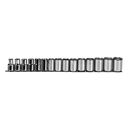 Proto J54205, Proto - 1/2" Drive 15 Piece Metric Socket Set - 6 Point