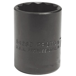 Proto J5428B, Proto - 1/2" Drive Black Oxide Socket 7/8" - 12 Point