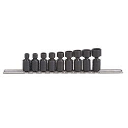 Proto J62133M, Proto - 1/4" Drive 9 Piece Metric Universal Impact Socket Set - 12 Point