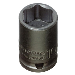 Proto J6906M, Proto - 1/4" Drive Impact Socket 6 mm - 6 Point
