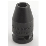 Proto J6916H, Proto - 1/4" Drive Impact Socket 1/2" - 6 Point