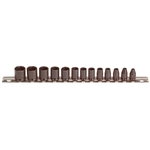 Proto J69206, Proto - 1/4" Drive 13 Piece Metric Impact Socket Set - 6 Point