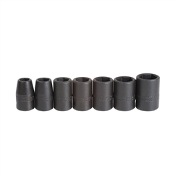Proto J72157, Proto - 1/2" Drive 7 Piece Impact Socket Set - 6 Point