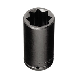 Proto J7312S, Proto - 1/2" Drive Deep Impact Socket 3/8" - 8 Point