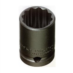 Proto J7411MT, Proto - 1/2" Drive Thin Wall Impact Socket 11 mm - 12 Point