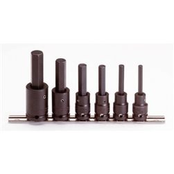 Proto J74252, Proto - 1/2" Drive 6 Piece Metric Hex Bit Impact Socket Set