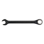 Proto JSCR08, Proto - Black Chrome Combination Non-Reversible Ratcheting Wrench 1/4" - Spline